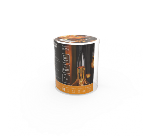 Светильник подвесной шнур под лампу Decor PL031 черный E27, 1 м, 1/40  PL031  Gauss