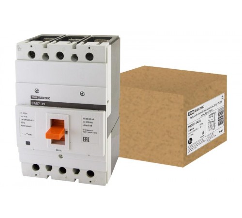 Автоматический выключатель ВА87-39 3Р 400А 35кА  SQ0751-0022  TDM