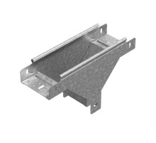 Ответвитель Т-образный вертикальный к лотку 100х65, толщ. 1,0 мм, Сендзимир цинк  ОТВ-100х65-1,0-СЦ  Ostec