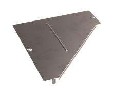 Крышка переходника левого Стандарт INOX (AISI 409) 500х150  PR16.5651  Промрукав