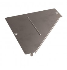 Крышка переходника левого Стандарт INOX (AISI 409) 500х150  PR16.5651  Промрукав