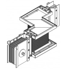 Секция Z лев. н/2 5000А Cu 3L+N+PER IP55 тран. IEK  LB-5000C4-35-F-ZLF  IEK
