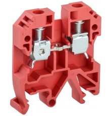 Клемма винтовая КВИ-6мм2 красная  YZN30-006-K04  IEK