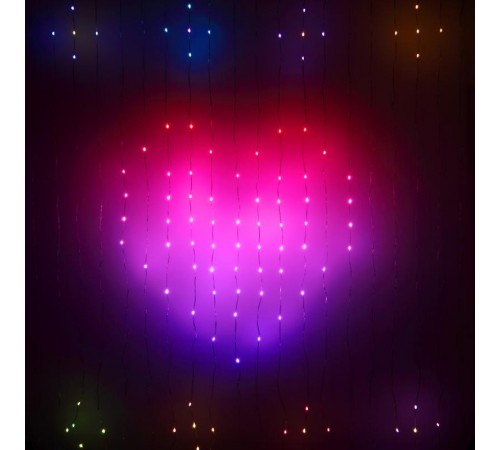 Гирлянда светодиодная   ERASG -02 умная занавес RGB 2*2 м управление через мобильное приложение  Б0060433  ЭРА