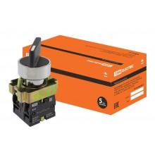 Переключатель BJ33 черный 3 положения I-0-II длинная ручка 1з+1р   SQ0703-0013  TDM