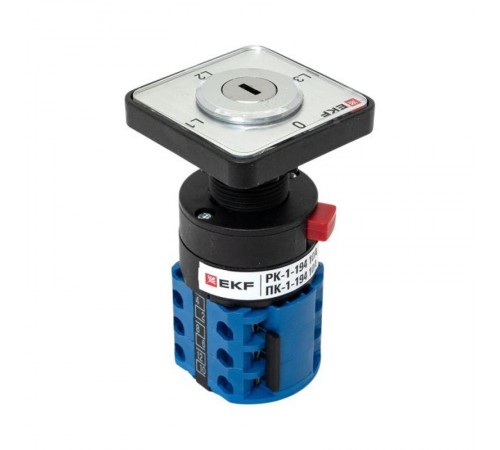 Переключатель кулачковый ПК-1-194 10А 4P с ключом для амперметра  PROxima  pk-1-194-10  EKF