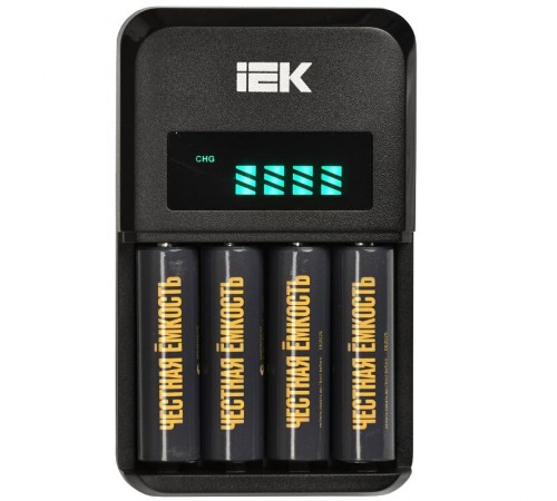 Устройство зарядное NiMH/CD 1-4 AA/AAA авто 1800мА LCD  ABC11-4-4-ACO-A-180-LCD  IEK