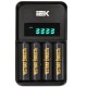 Устройство зарядное NiMH/CD 1-4 AA/AAA авто 1800мА LCD  ABC11-4-4-ACO-A-180-LCD  IEK