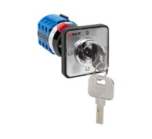 Переключатель кулачковый ПК-1-194 10А 4P с ключом для амперметра  PROxima  pk-1-194-10  EKF