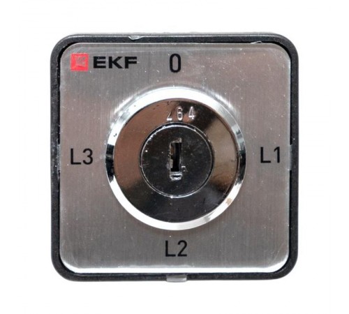 Переключатель кулачковый ПК-1-194 10А 4P с ключом для амперметра  PROxima  pk-1-194-10  EKF
