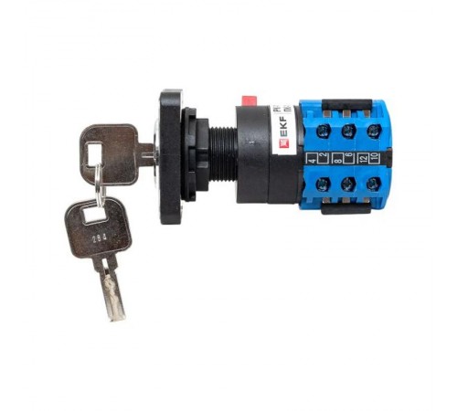 Переключатель кулачковый ПК-1-194 10А 4P с ключом для амперметра  PROxima  pk-1-194-10  EKF