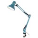 Светильник настольный N-121-E27-40W-LBU Е27 на струбцине голубой  Б0052759  ЭРА