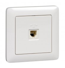 Хит Белый С/У Розетка телефонная RJ11  RT-4S3-B  SE