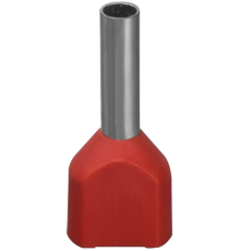 Наконечник 61 039 NET-E2-1.0-8-B50 НШВИ2, крас.2 провода (50шт/упак) 61039 Navigator