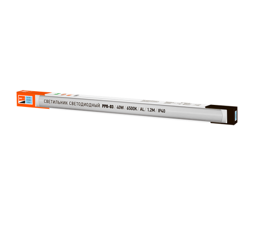 Светильник светодиодный линейный PPO-03 1200 40W 6500K AL IP40 180-240V  .5028852A  Jazzway