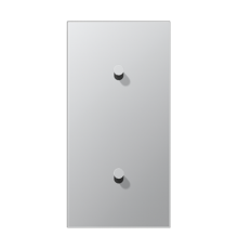 Центральная плата для выключателей, 2 поста (единая плата), для вертикальной установки, тумблеры 1+1, конус; металл; алюминий; LS1912  AL12-20K0  Ju