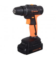 Дрель-шуруповерт аккумуляторная ДА-18Л-2КУ/Б (2,0 А/ч) (бесщеточный двигатель, ударный)  72/14/23  ВИХРЬ