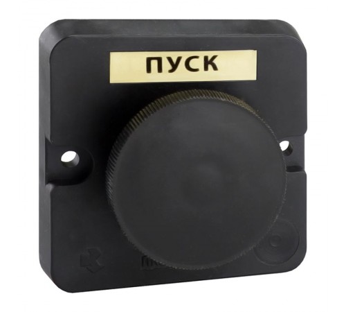 ПКЕ 122-1 У2, 10А, 660В, 1 элемент, чёрный гриб, в нишу, IP54, пост управления (ЭТ)  ET519058  Электротехник