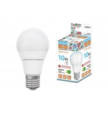 Лампа светодиодная НЛ-LED-A55-10 Вт-230 В-6500 К-Е27, (55х98 мм), Народная  SQ0340-1510  TDM
