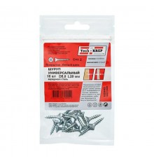 Саморез ШУц 5,0х20 пот. гол. (16 шт) - пакет ( 0,033 кг)  102443  Tech-KREP