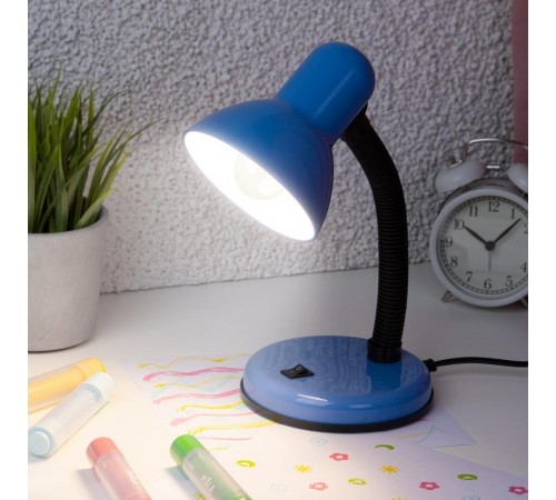 Светильник настольный N-211-E27-40W-BU ЭРА N-211-E27-40W-BU синий  Б0035056  ЭРА