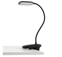 Настольный светильник  NLED-525-6W-BK светодиодный аккумуляторный на прищепке черный  Б0068549  ЭРА