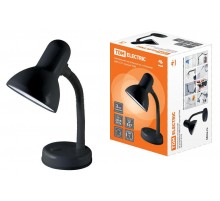 Светильник настольный на основании 60Вт ЛН/КЛЛ/LED Е27 черный  SQ0337-0103  TDM