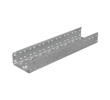 Лоток перф. 100х200х1,2 L2000 мм "Быстрый монтаж ПЛЮС" HD  LPplus100-200-1.2-2000 HD  КМ-Профиль