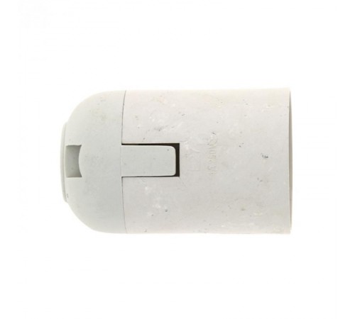 Патрон подвесной термостойкий пластик Е27 белый PROxima  LHP-E27-s  EKF