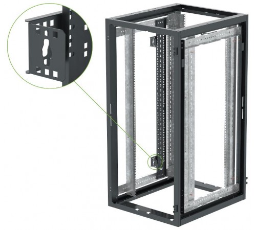 ITK LINEA S Кронштейн верт. PDU 0U чер. (2шт/компл)  LS-SBB05  ITK