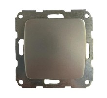 Выключатель 1кл с/у 10А мех. серебряный металлик DEA   KR-78-0260  Kranz