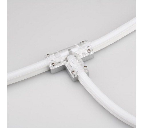 Соединитель тройной ARL-CLEAR-Mini-2x90 (16x8mm)  022706  Arlight