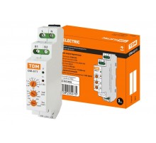 Реле ограничения мощности ОМ-611 0,5/5А-01 (1ф, через ТТ, 0,5-5А)  SQ1505-0006  TDM