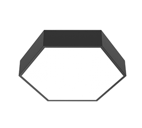 Светодиодный светильник Gexus 750х866 Up'n'Down шестиугольный подвесной 36 Вт/66 Вт 4000 K черный муар  V1-R0-90651-30000-4010240  VARTON