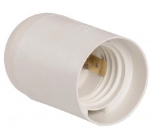 Патрон подвесной пластик Е27 белый (50 шт), стикер на изделии Ппл27-04-К02  EPP10-04-01-K01  IEK