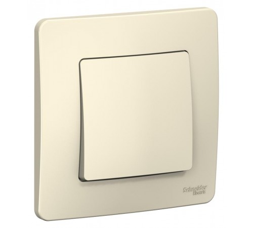 Blanca Молочный С/У Выключатель 1-клавишный, 10А, 250B  BLNVS010102  SE
