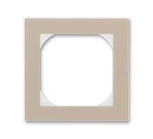 ABB Levit Кофе макиато / белый Рамка одинарная 55х55 для механизмов BJE  3901H-A05510 18  2CHH015510A4018  ABB