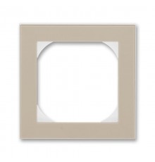 ABB Levit Кофе макиато / белый Рамка одинарная 55х55 для механизмов BJE  3901H-A05510 18  2CHH015510A4018  ABB