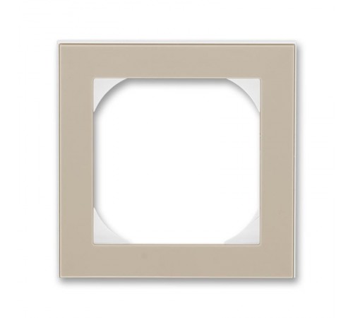ABB Levit Кофе макиато / белый Рамка одинарная 55х55 для механизмов BJE  3901H-A05510 18  2CHH015510A4018  ABB