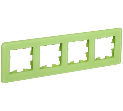 BRITE Рамка 4-ая РУ-4-2-Бр стекло эко грин RE  BR-M42-G-41-K06  IEK