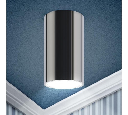 Светильник накладной подсветка OL15 GU10 CH , под GU10 (40/1600)  Б0049033  ЭРА