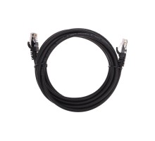 Патч-корд U/UTP CAT 6, RJ45-RJ45, 26AWG, LSZH, черный, 3м REXANT  02-0292-3  REXANT