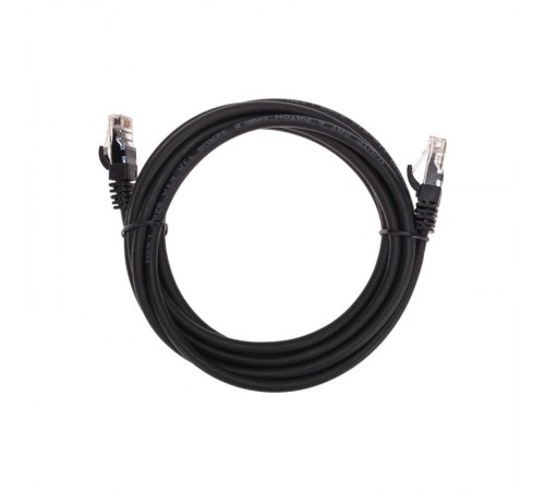 Патч-корд U/UTP CAT 6, RJ45-RJ45, 26AWG, LSZH, черный, 3м REXANT  02-0292-3  REXANT