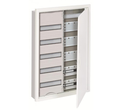 Шкаф 60М в нишу с медиапанелями 834х560х120 с расстоянием между DIN-рейками 125 мм и самозажимными клеммами N/PE U52MM  2CPX030161R9999  ABB