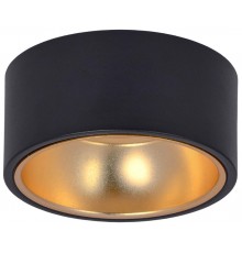 Светильник под лампу 4017 накл. потолочн. GX53 черный/золото  LT-UPB0-4017-GX53-1-K57  IEK