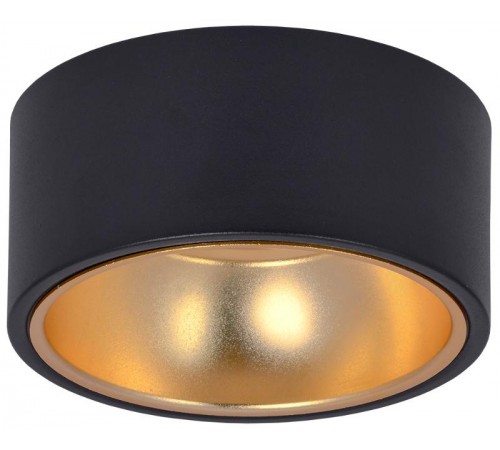 Светильник под лампу 4017 накл. потолочн. GX53 черный/золото  LT-UPB0-4017-GX53-1-K57  IEK
