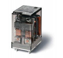 Миниатюрное универсальное электромеханическое реле; монтаж на печатную плату; 2CO 10A; контакты AgNi; катушка 6В АC  551280060000  Finder