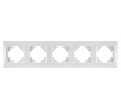 Ugra РАМКА 5-местная, цвет  белый.  С1150-001  GUSI Electric