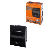 Бокс пластиковый встриваемый ЩРВ-П-6 модулей IP41, Антрацит  SQ0902-1001  TDM