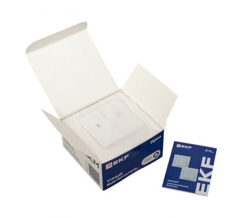 Умный выключатель Стокгольм 2-кл. белый Zigbee  СonnectRCV-ST2-WD-ZBEKF